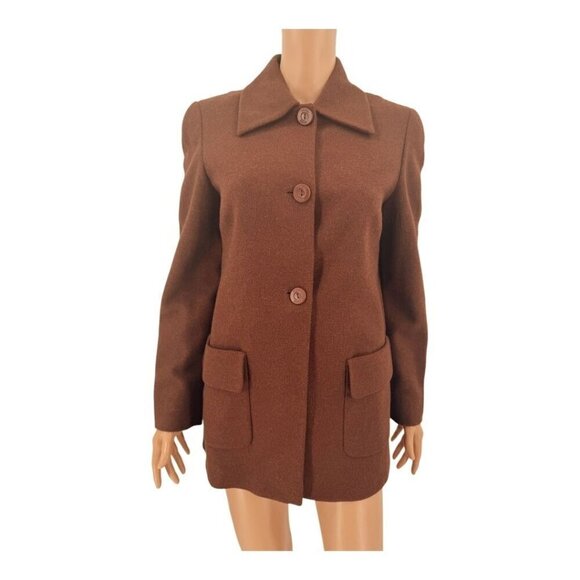 Fendi Vintage Wool Short Coat - Picture 1 of 11